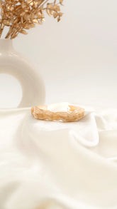 Latte Flow Resin Bangle